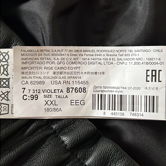 VIOLETA Faux Leather Adjustable Waist Cropped Pants - Picture 10 of 12